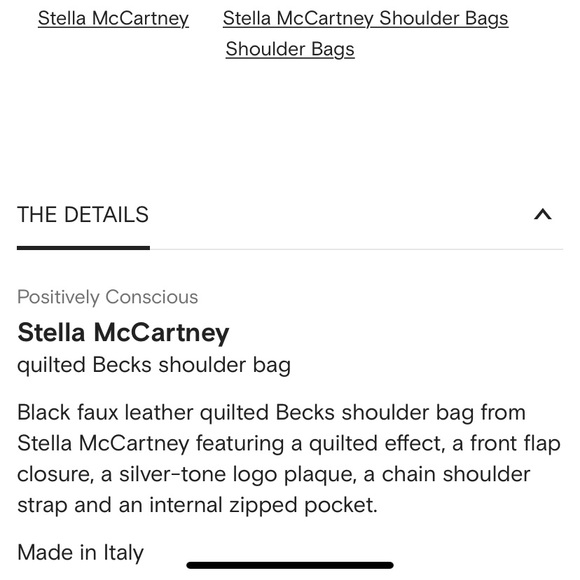 Stella McCartney Quilted Becks shoulder bag - Picture 15 of 15